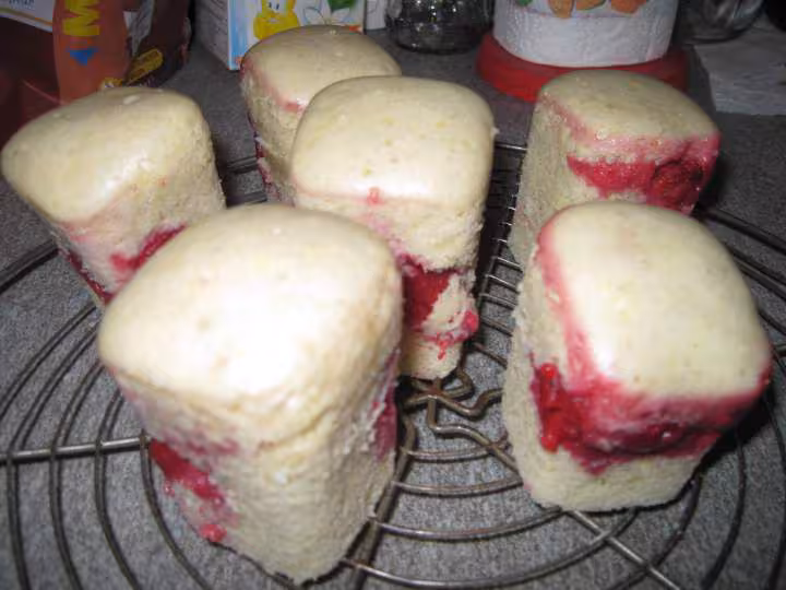 Moelleux framboise au microvap 2