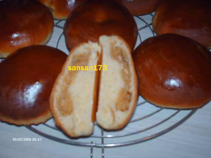 Briochettes tendres aux pommes a la cannelle
