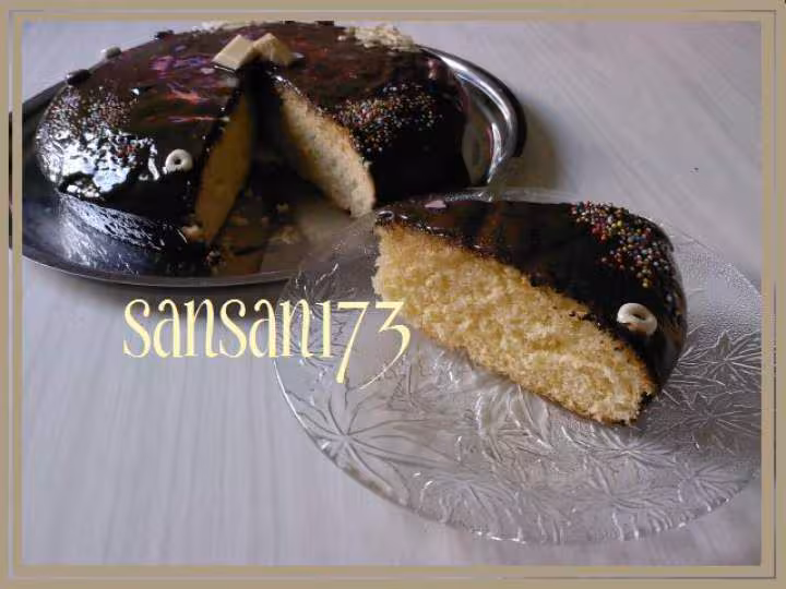 Gateau au chocolat blanc