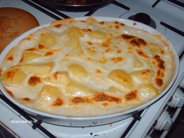 Gratin choux fleur et pommes de terre