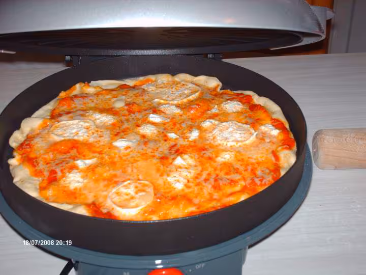 Pizza au chevre