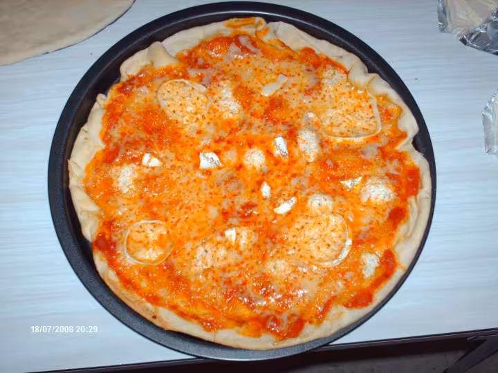 Pizza cuite