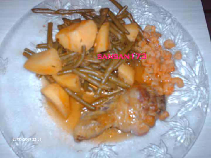 Poulet aux crevettes