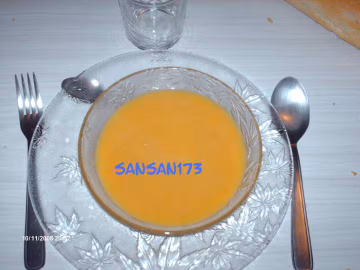 Soupe de lentilles corail