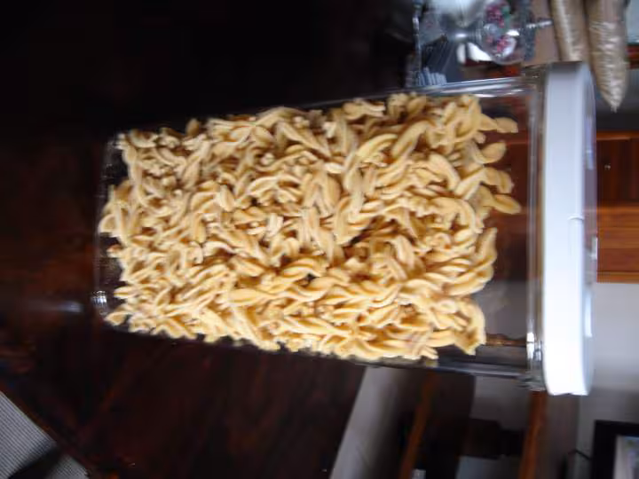 Stokage de pates seches