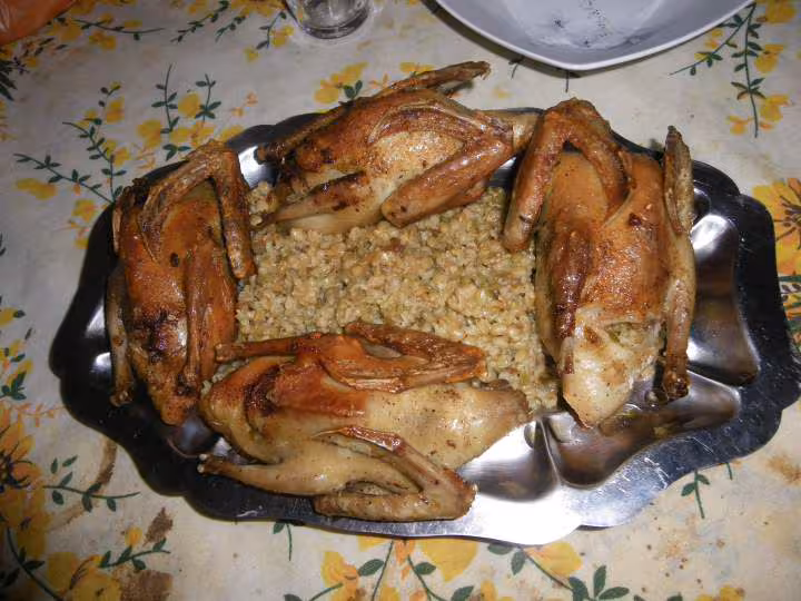 Bon appetit pigeon farci au ble concasse