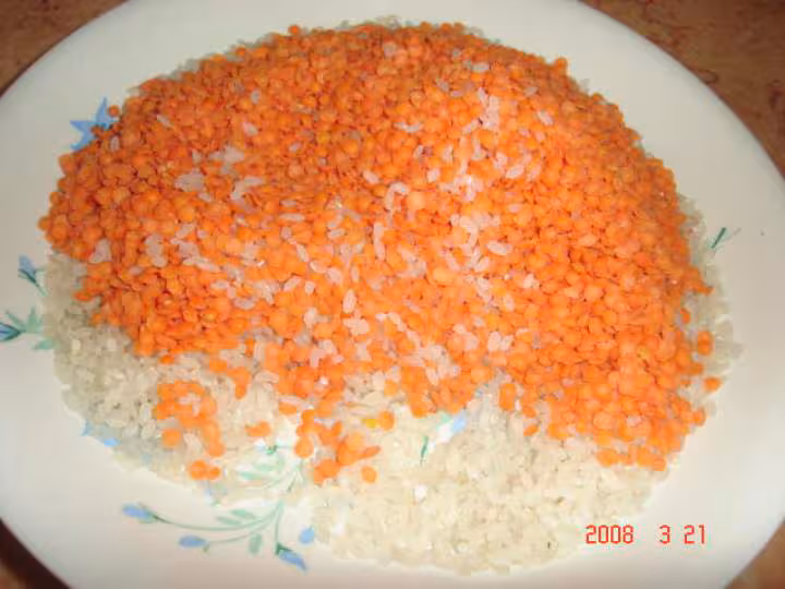Confection du kouchari egyptien gt le riz et les lentilles