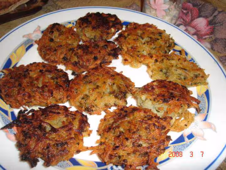 Galettes oignons pommes de terre