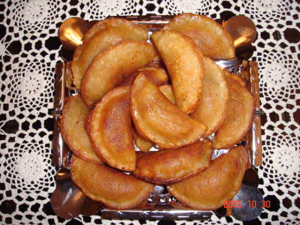 Les crepes une fois farcies