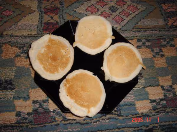 Les mini crepes vendues fraiches avant de les farcir