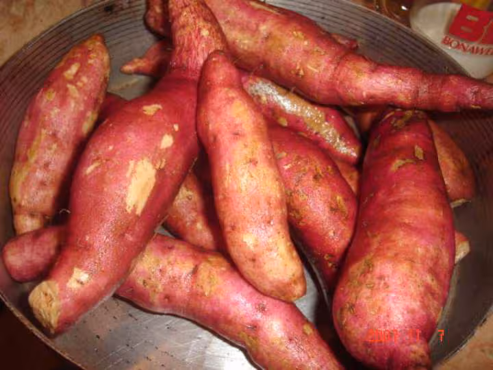 Patates douces sucrees
