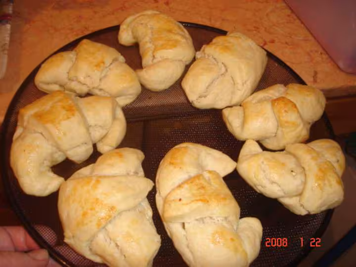 Refroidissement de mes croissants