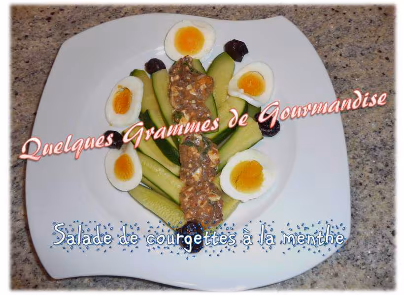Salade de courgettes