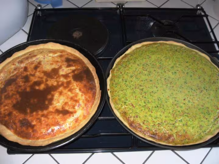 Quiche et tarte a la courgettes