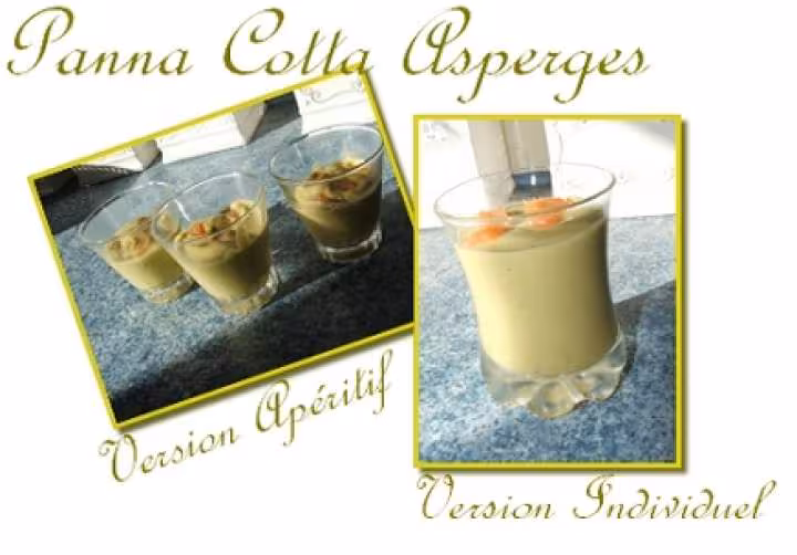 Panna cotta asperges