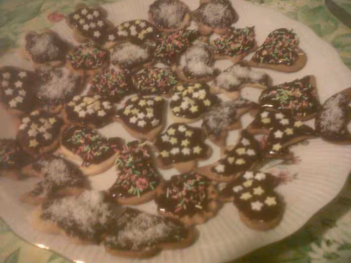 Essai biscuits de noel