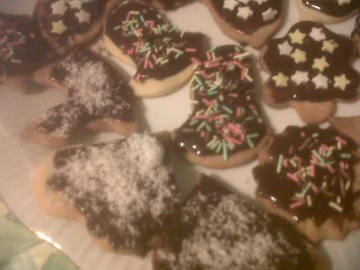 Essai biscuits de noel