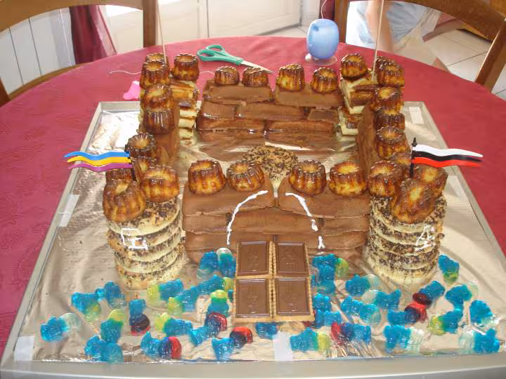 Gateau chateau fort