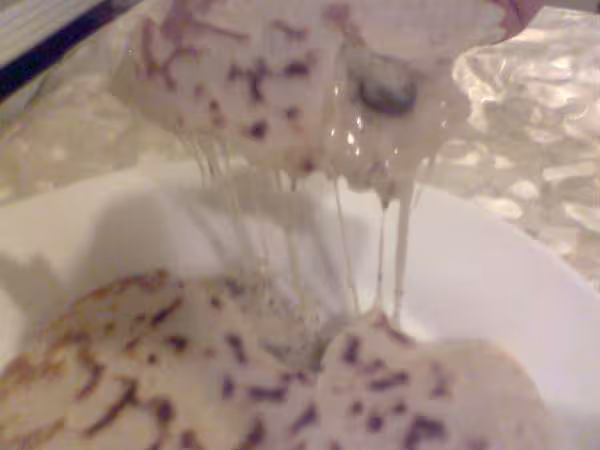Naans fromage et olives