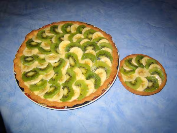 Tarte kiwis bananes