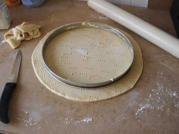 Foncage d un cercle a tarte
