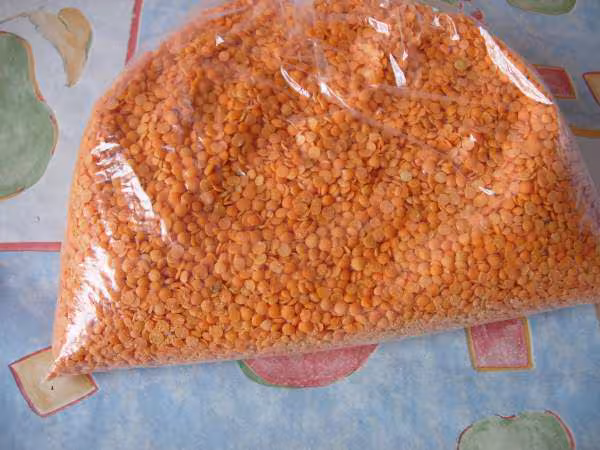 Lentilles oranges