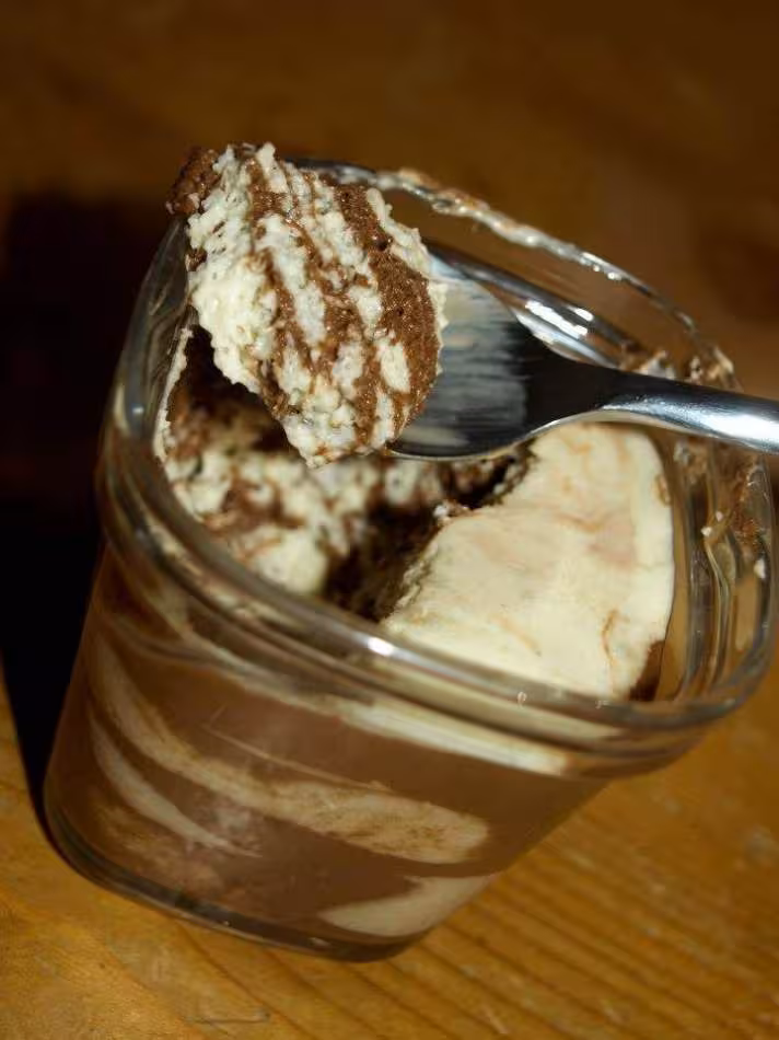 Mousses deux chocolats