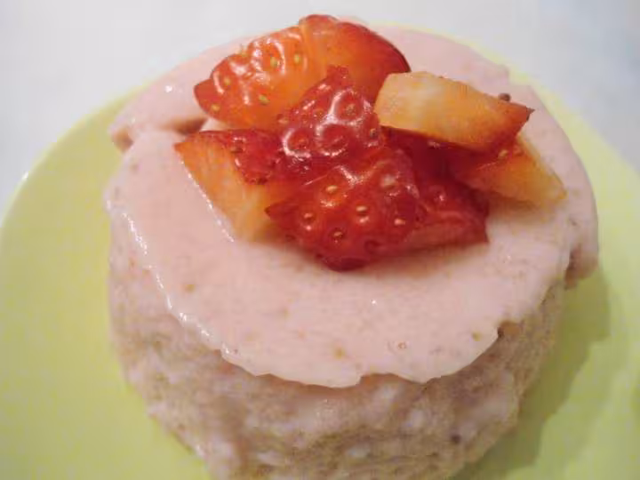 Bavarois fraise