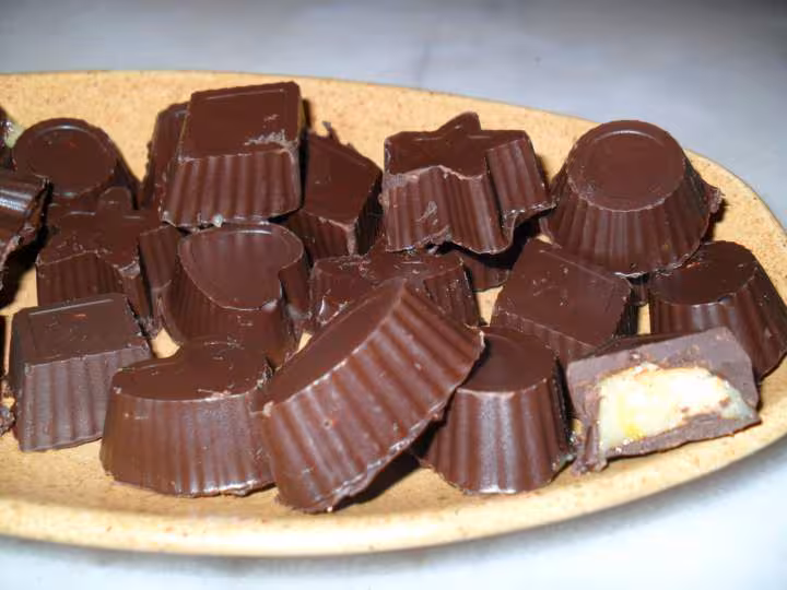 Chocolat noir et creme de citron