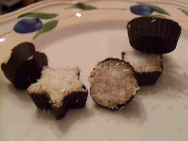 Chocolat noir et noix de coco