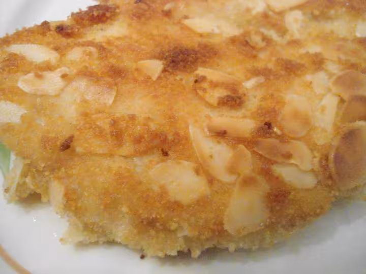 Escalopes pan es aux amandes