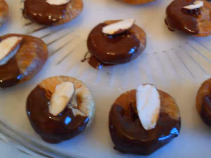 Figues s ches au chocolat