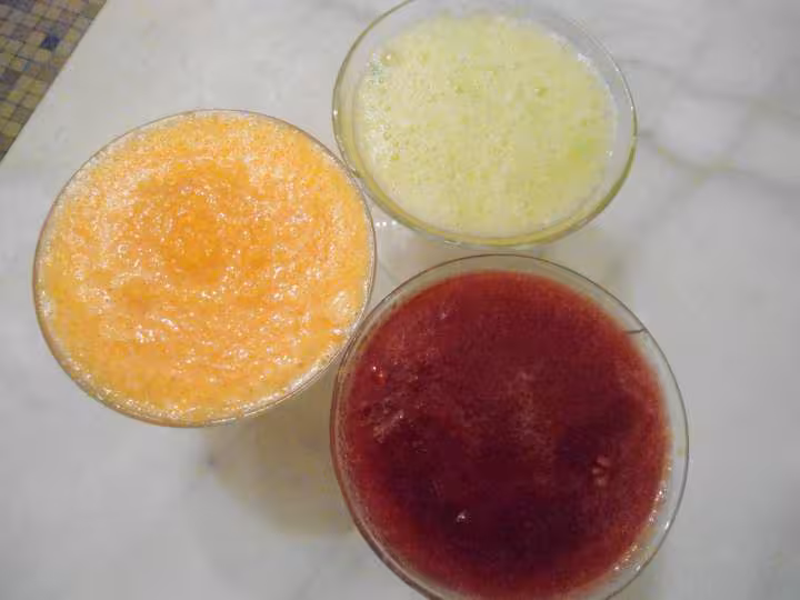 Jus de legumes au maa zhar fleur d oranger