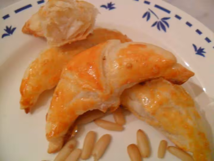 Mini croissants chevre et romarin