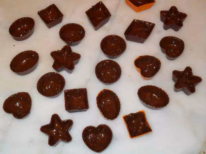Petits chocolats maison les bases