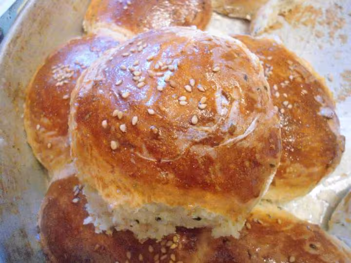 Petits pains aux graines de sesame