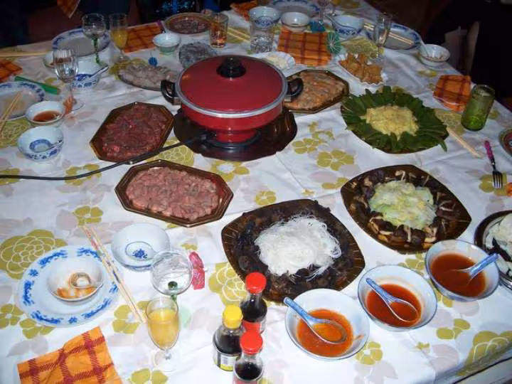 La table apres l appero
