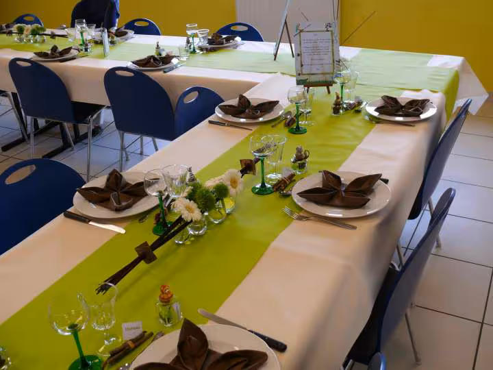Deco table bapteme