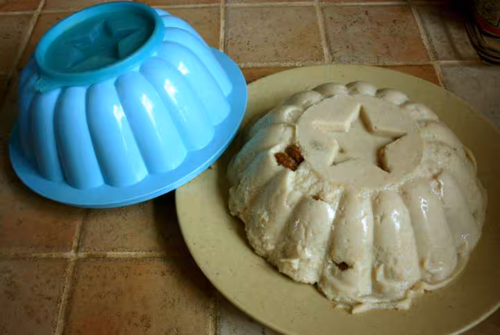 Gateau de semoule rhum raisins
