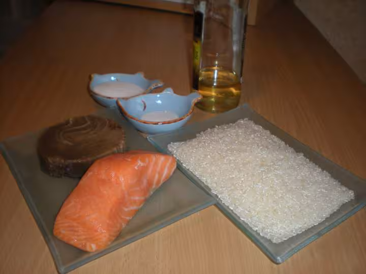 1 ingrediant pour preparation des suchis et sachimis