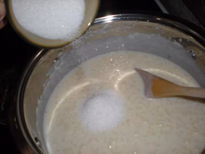5 ajout du sucre