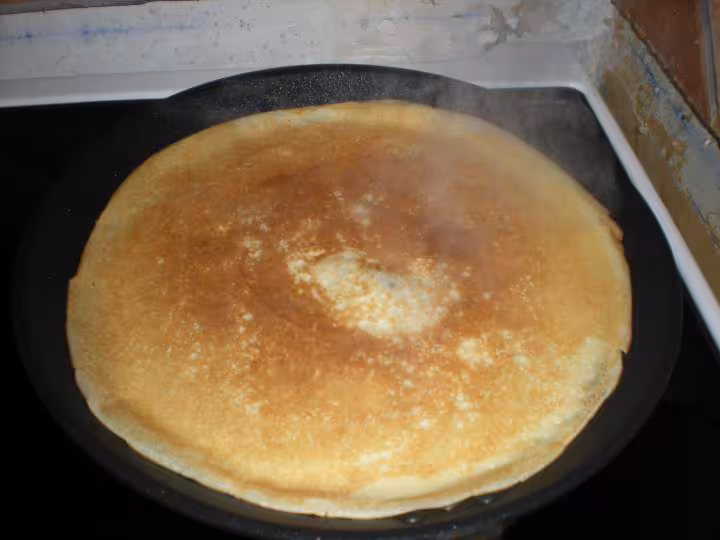 Crepes 6 cuisson verso