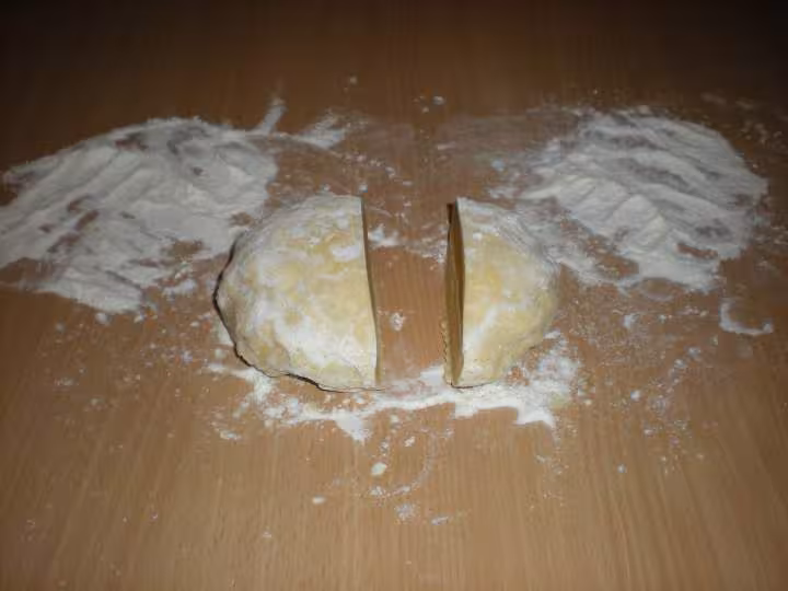 Tourte 10 division de la pate un tier 2 tiers