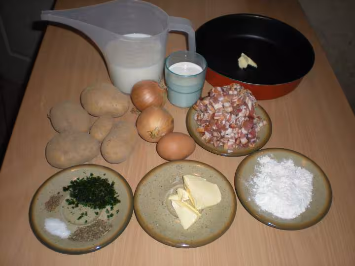 Tourte 4 ingredients pour la tourte