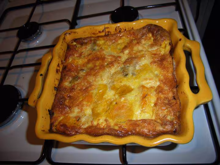 Gratin de potimarron et champignons