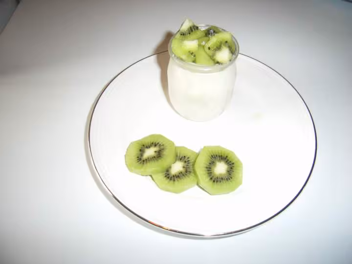 Panna cotta aux kiwis