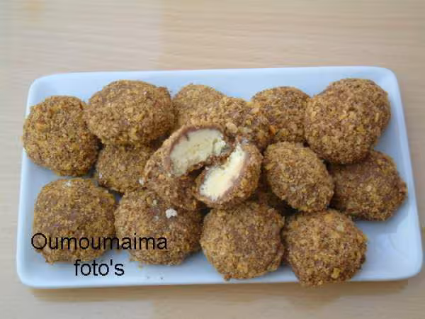 Boules de maizena au chocolat