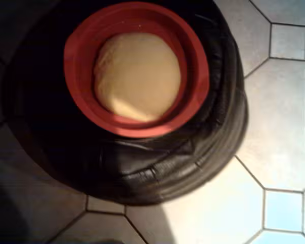 Pain au yaourt avant cuisson