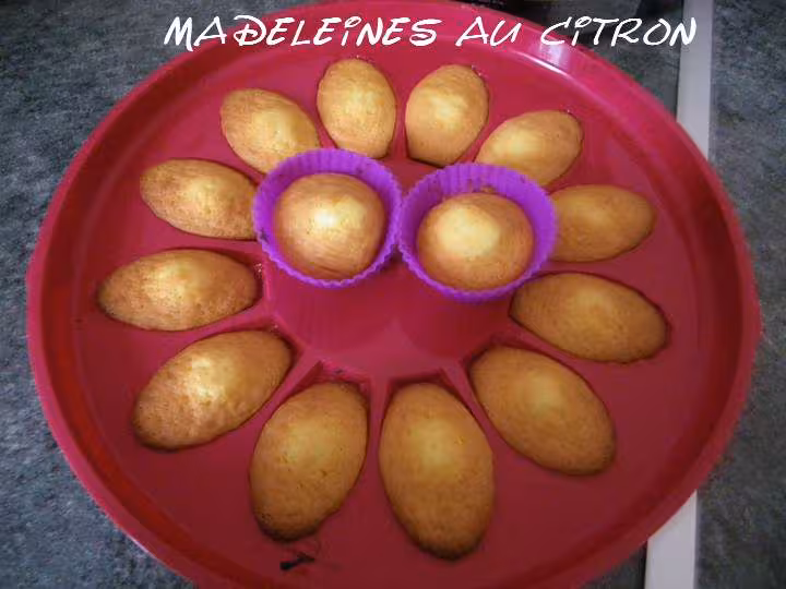 Madeleines au citron