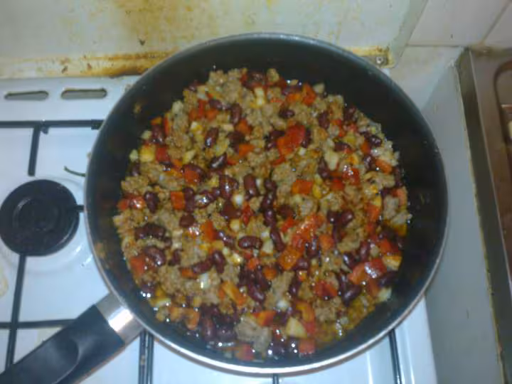 Cuisson viande pour burritos